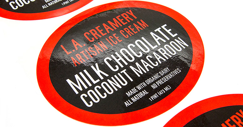 Oval Label