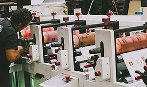 Flexographic press