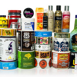 Custom labels white paper