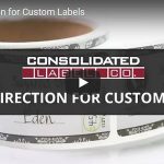 Wind directions for labels