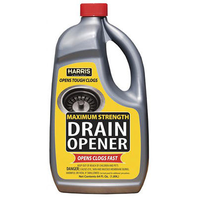 Drain cleaner custom label