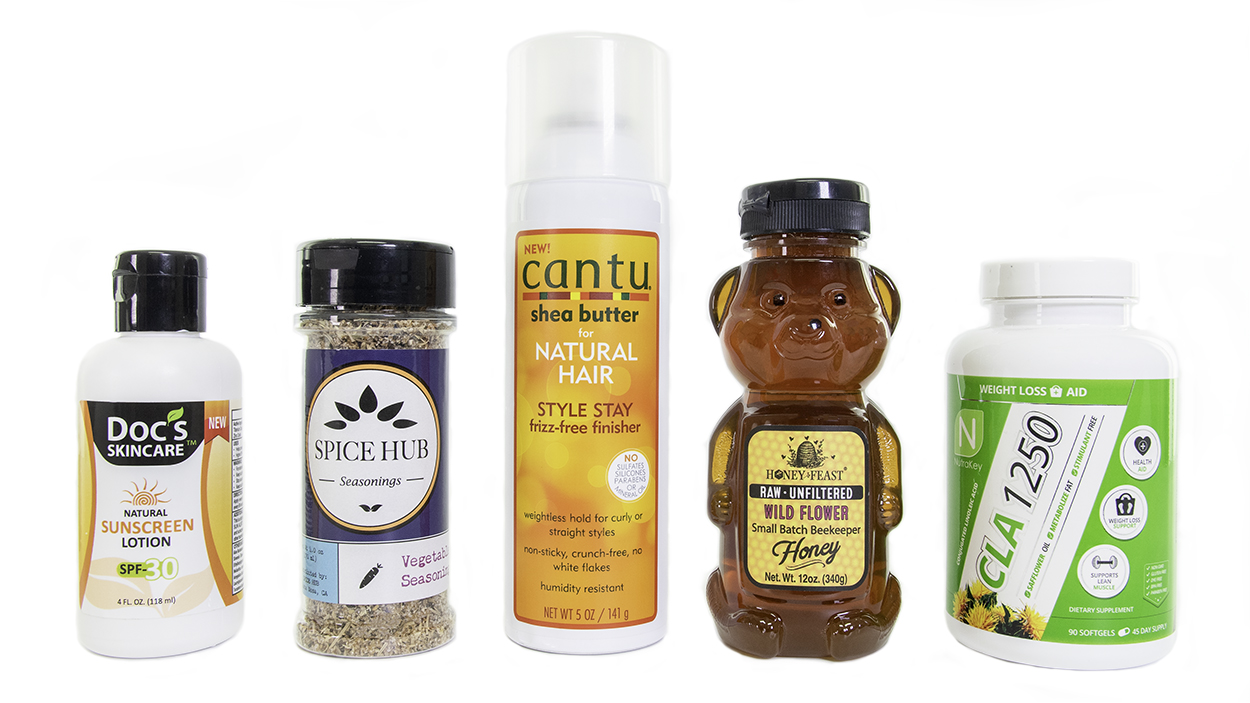 Different containers with custom labels